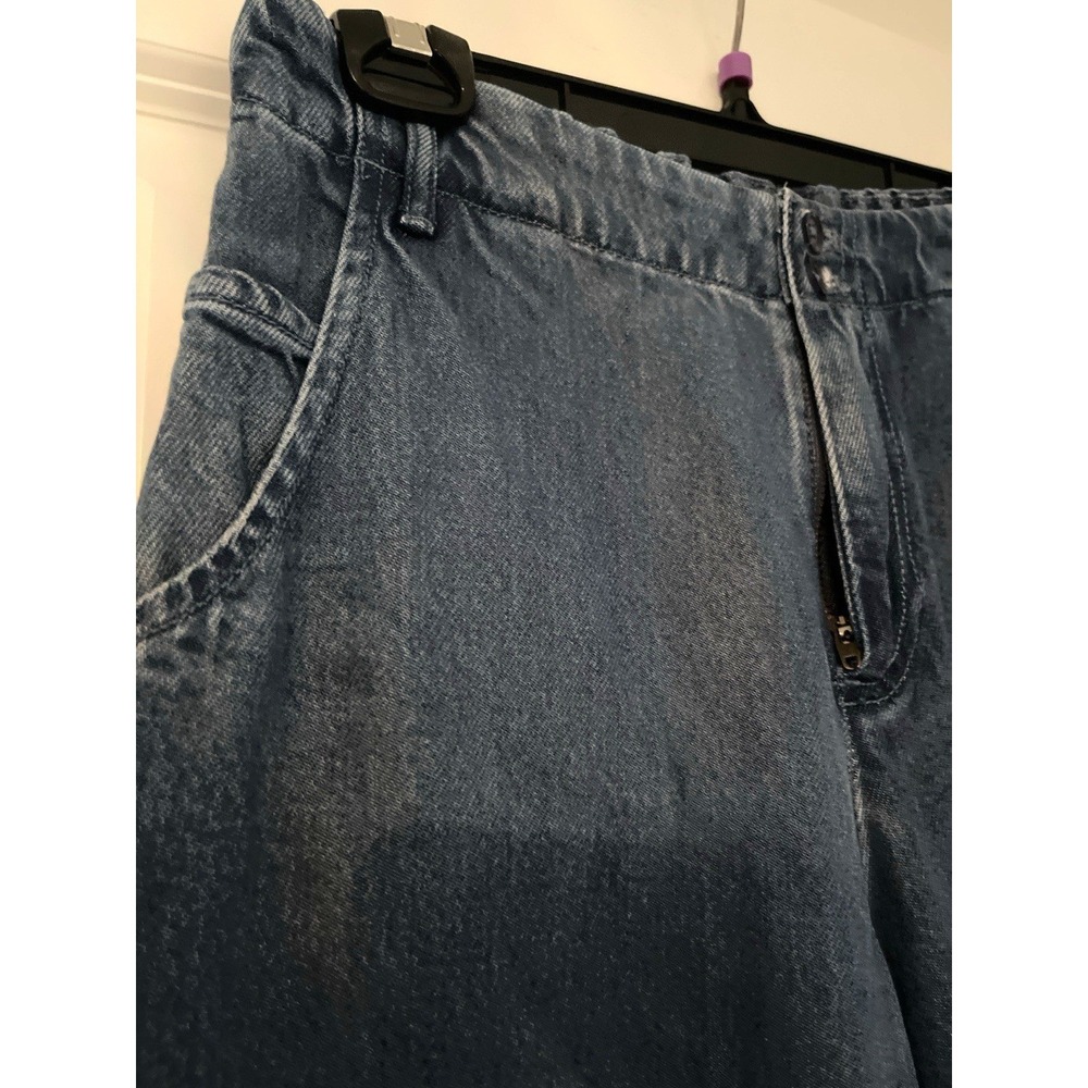 YFB Young Fabulous & Broke Pull On Wide Leg Tencel Jeans Women's Elastic Waist S - Picture 4 of 5